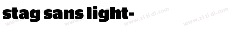 stag sans light字体转换 stag sans light字体转换